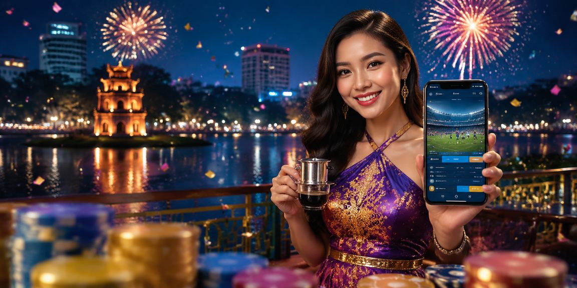 Người dùng theo dõi cá cược thể thao tại quán cà phê ở Hà Nội